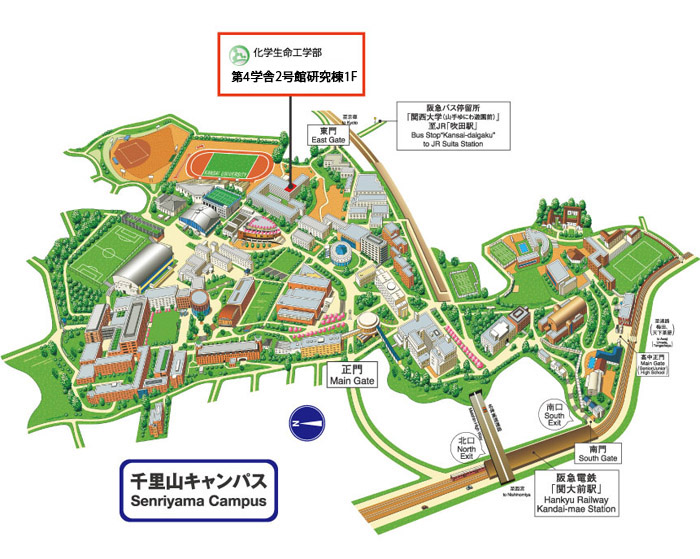 SENRIYAMA CAMPUS MAP